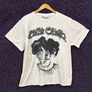 Billie Eilish Bad Guy Split Face Art Oversized Pop T-Shirt L